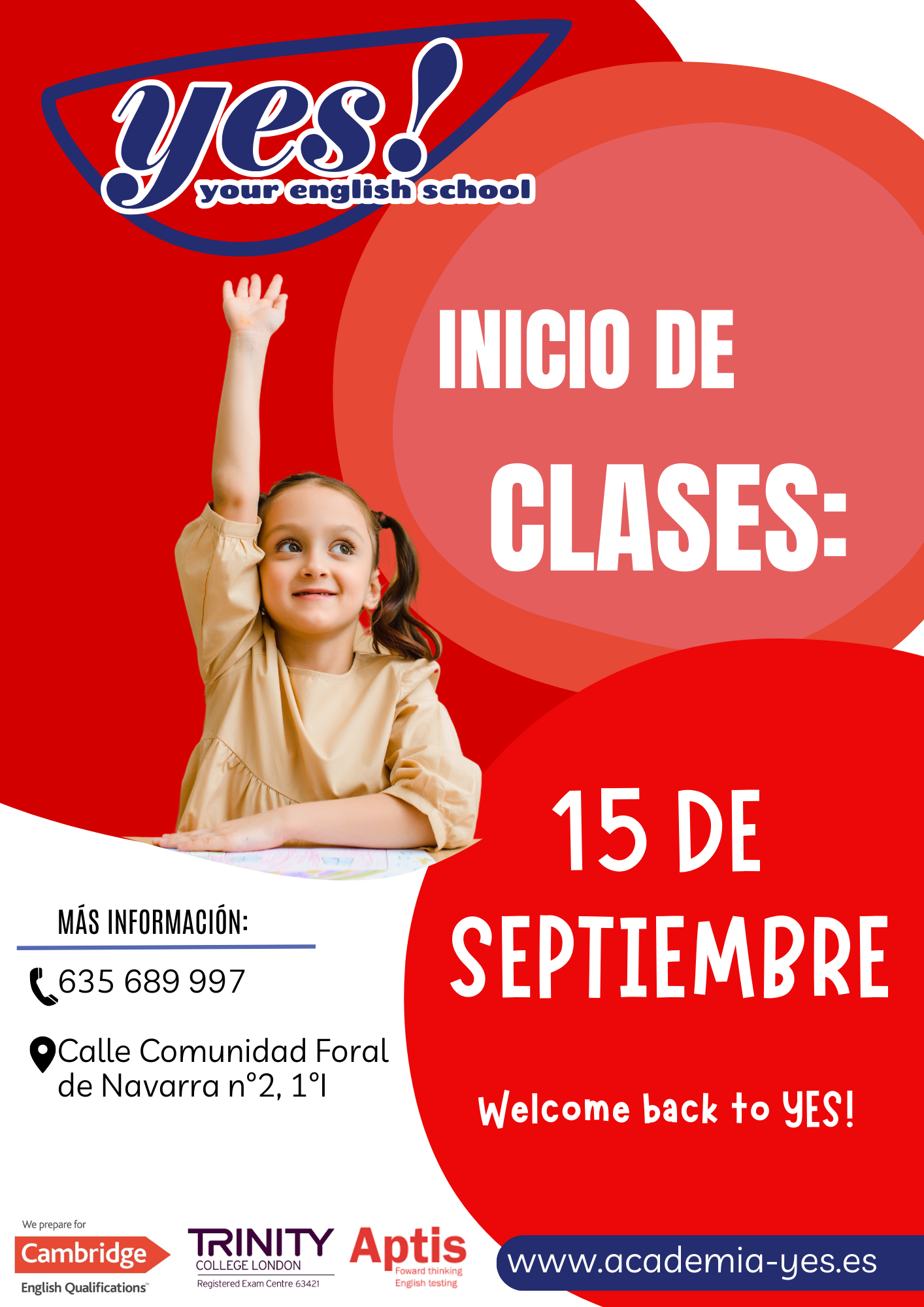 ¡Empiezan las clases! ¡Empiezan las clases!